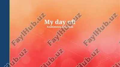 my day off — PPTX