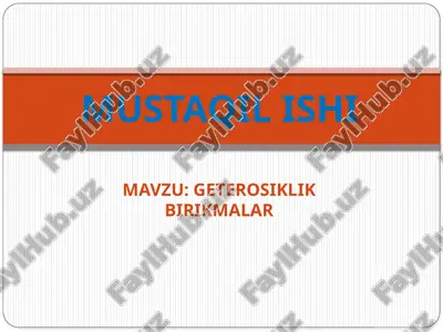 geterosiklik birikmalar — ZIP