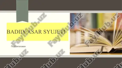badiiy asar syujeti — ZIP