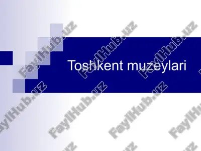 toshkent muzeylari — ZIP
