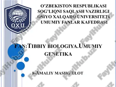 irsiyatning xromosoma nazariyasi — PPTX