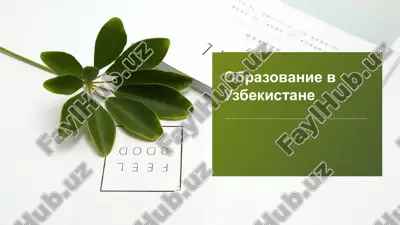 образование в узбекистане — ZIP