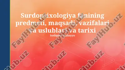 surdopedagogika — PPTX