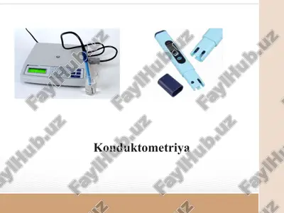 konduktometriya — PPTX