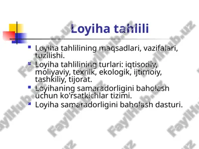 loyiha tahlili — ZIP