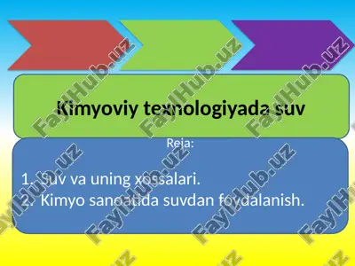 kimyoviy texnologiyada suv — ZIP
