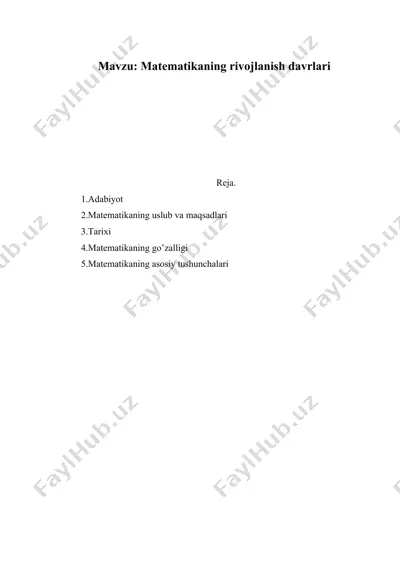 matematika — DOCX