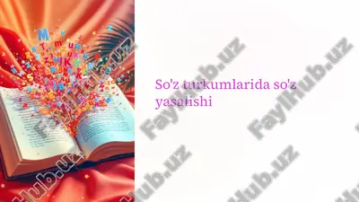 so’z yasalishi — PPTX