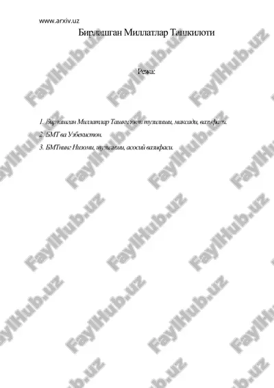 birlashgan millatlar tashkiloti — ZIP