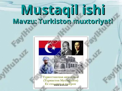 turkiston muxtoriyati — ZIP