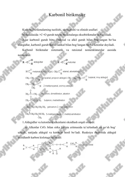 karbonil birikmalar — ZIP