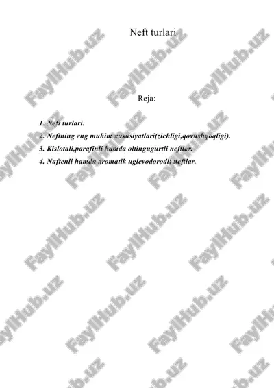 neft turlari — ZIP