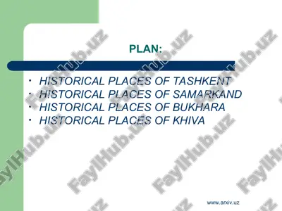 historical places of uzbekistan — ZIP
