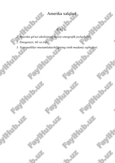 amerika xalqlari — ZIP