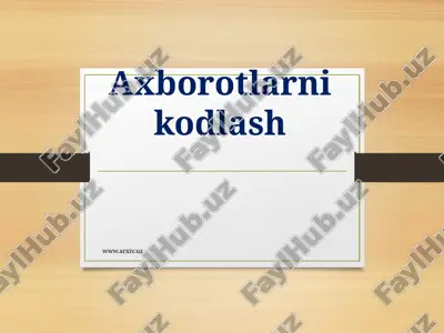 axborotlarni kodlash — ZIP