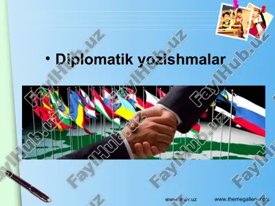 diplomatik yozishmalar — ZIP