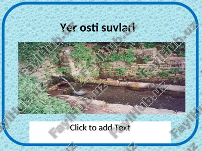 yer osti suvlari — ZIP