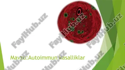 autoimmun kasalliklar — PPTX