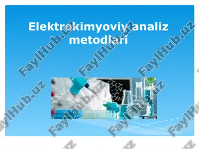 elektrokimyoviy analiz metodlari — ZIP