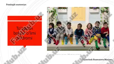 to’satdan bolalar o’limi sindromi — PDF