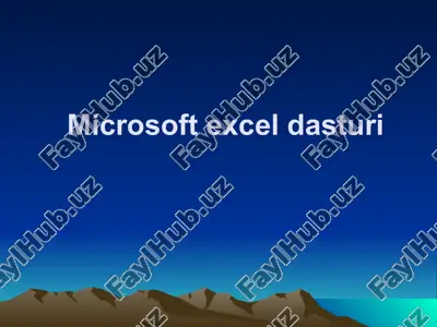 microsoft excel dasturi — ZIP