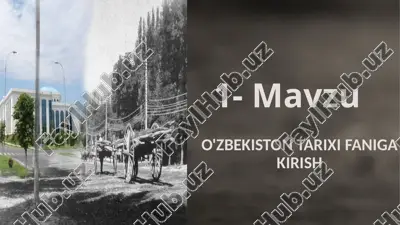 o'zbekiston tarixi — PPTX