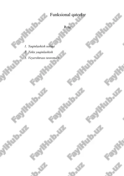 funksional qatorlar — ZIP