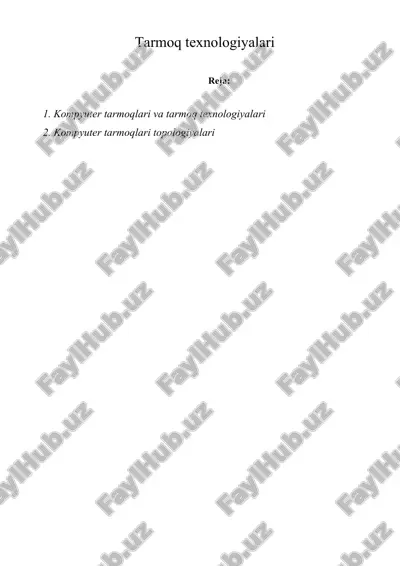 tarmoq texnologiyalari — ZIP