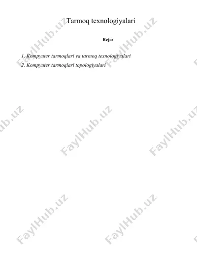 tarmoq texnologiyalari — ZIP