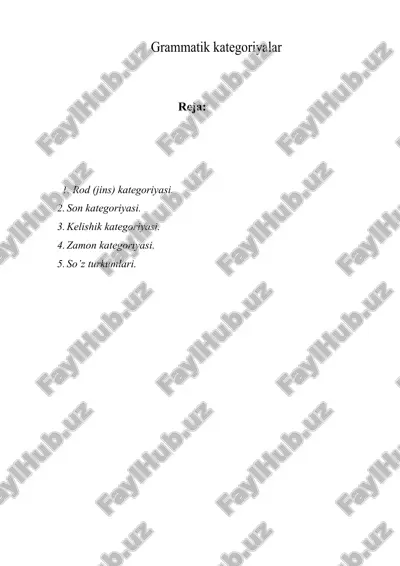 grammatik kategoriyalar — ZIP