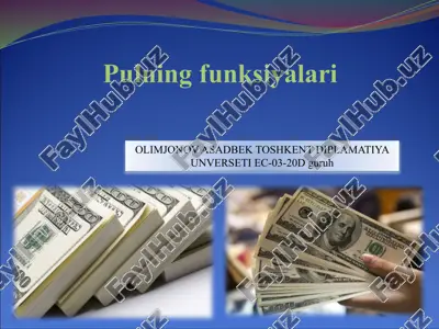 pulning funksiyalari — PPTX