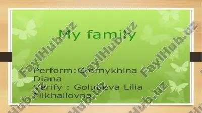 my family — PPTX