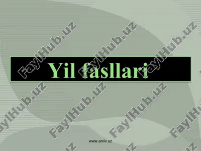 yil fasllari — ZIP