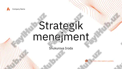 strategik menejment — PPTX