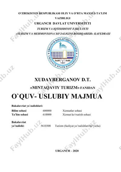 o`quv-uslubiy majmua — DOC
