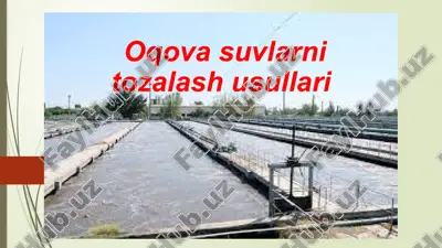 oqova suvlarni tozalash usullari — ZIP