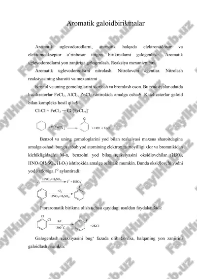 aromatik galoidbirikmalar — ZIP