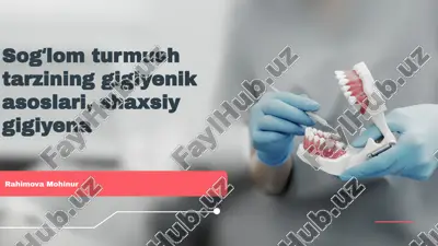 shaxsiy gigiyena — PPTX