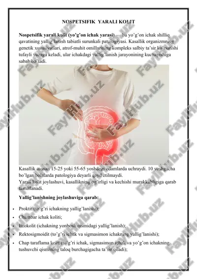 nospetsifik yarali kolit — DOCX