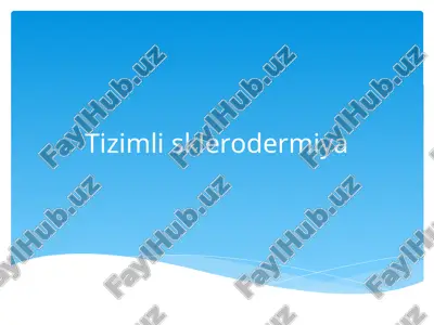 sklerodermiya — PPTX