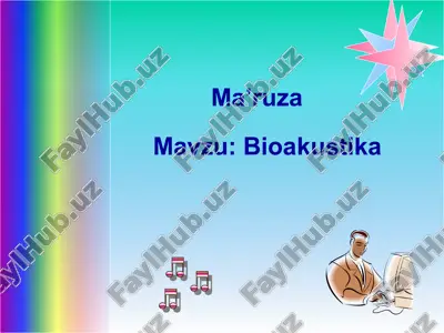 bioakustika — PPTX