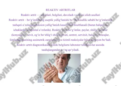 reaktiv artrit — DOCX