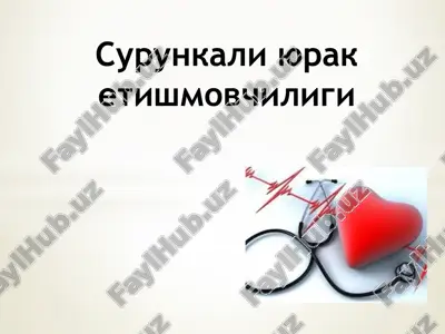 сурункали юрак етишмовчилиги — ZIP