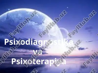 psixodiagnostika va psixoterapiya — ZIP