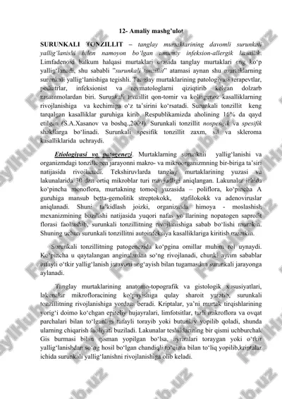 surunkali tonzillit — DOCX