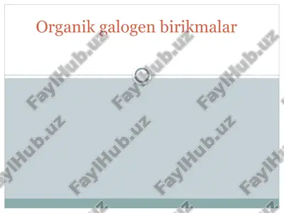 organik galogen birikmalar — ZIP