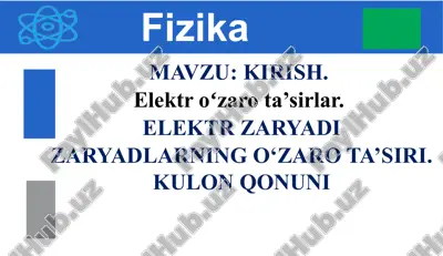 elеktr zaryadi — PPTX