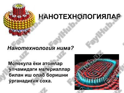nanotexnologiyalar — PPT