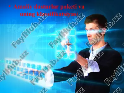 amaliy dasturlar paketi va uning klassifikatsiyasi — ZIP