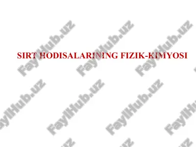 sirt hodisalarining fizik-kimyosi — ZIP
